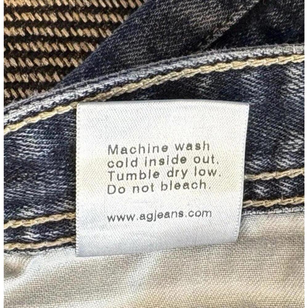Adriano Goldschmied AG 34X34 The Matchbox Slim Straight Faded Blue Jeans - Picture 5 of 9